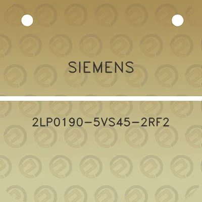 siemens-2lp0190-5vs45-2rf2