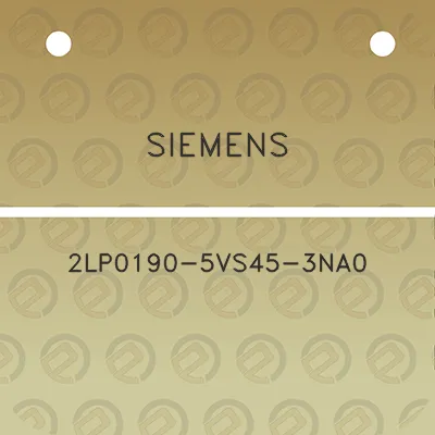 siemens-2lp0190-5vs45-3na0