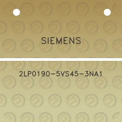 siemens-2lp0190-5vs45-3na1