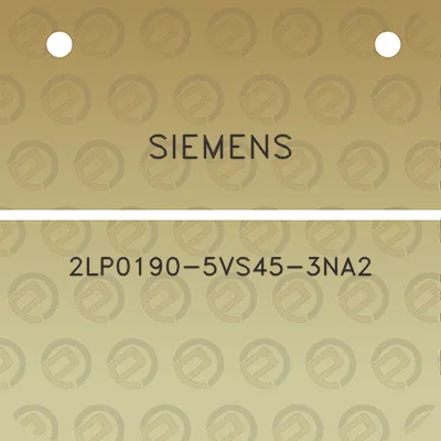 siemens-2lp0190-5vs45-3na2