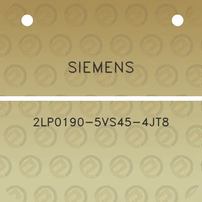 siemens-2lp0190-5vs45-4jt8