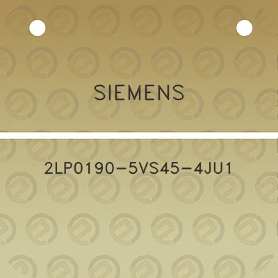 siemens-2lp0190-5vs45-4ju1