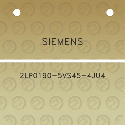 siemens-2lp0190-5vs45-4ju4