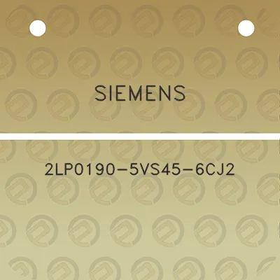 siemens-2lp0190-5vs45-6cj2