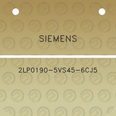 siemens-2lp0190-5vs45-6cj5