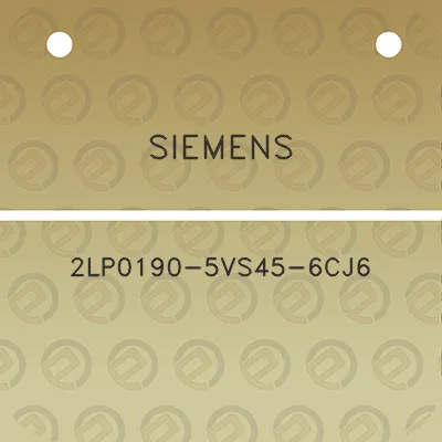 siemens-2lp0190-5vs45-6cj6