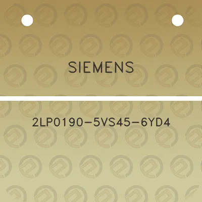 siemens-2lp0190-5vs45-6yd4