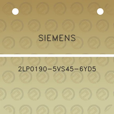 siemens-2lp0190-5vs45-6yd5