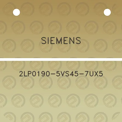 siemens-2lp0190-5vs45-7ux5