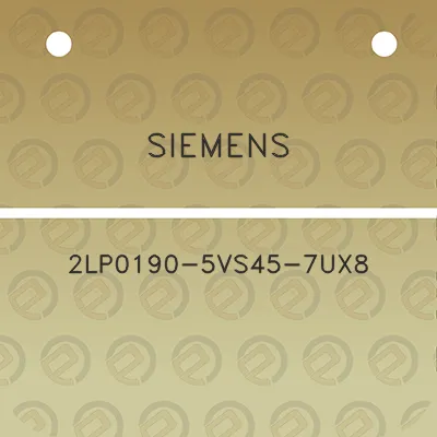 siemens-2lp0190-5vs45-7ux8