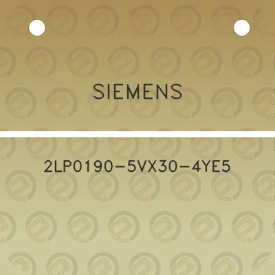 siemens-2lp0190-5vx30-4ye5