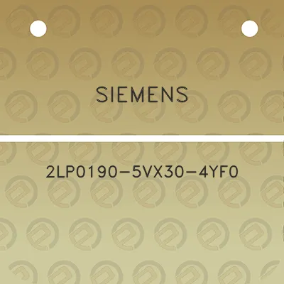 siemens-2lp0190-5vx30-4yf0