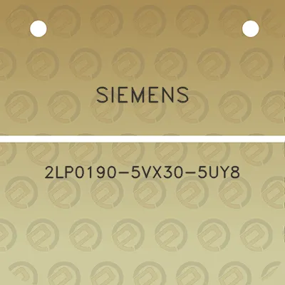 siemens-2lp0190-5vx30-5uy8