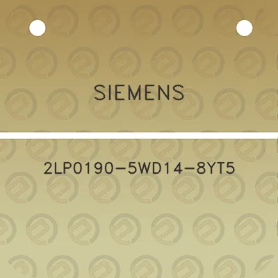 siemens-2lp0190-5wd14-8yt5