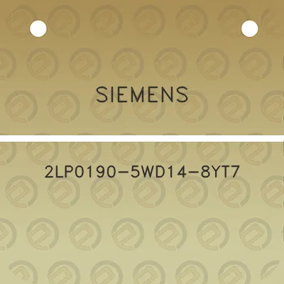 siemens-2lp0190-5wd14-8yt7