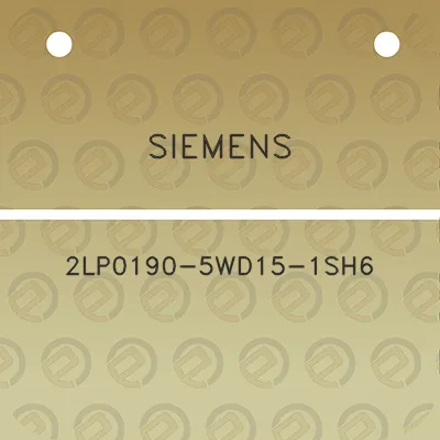 siemens-2lp0190-5wd15-1sh6