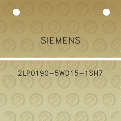 siemens-2lp0190-5wd15-1sh7