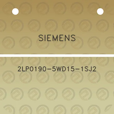 siemens-2lp0190-5wd15-1sj2