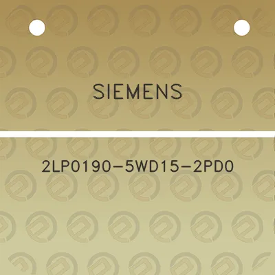 siemens-2lp0190-5wd15-2pd0