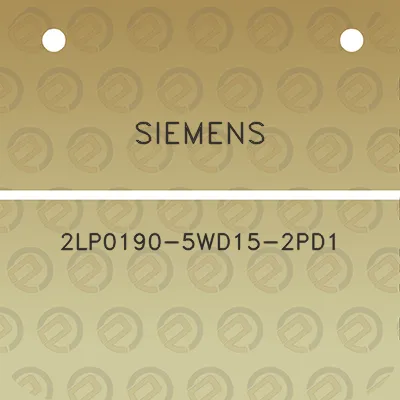 siemens-2lp0190-5wd15-2pd1