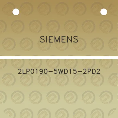 siemens-2lp0190-5wd15-2pd2