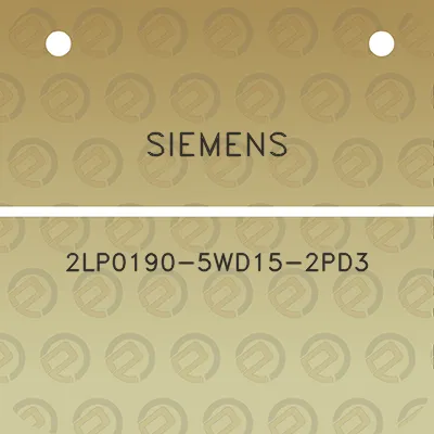 siemens-2lp0190-5wd15-2pd3