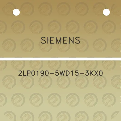 siemens-2lp0190-5wd15-3kx0