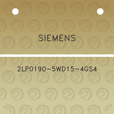 siemens-2lp0190-5wd15-4gs4