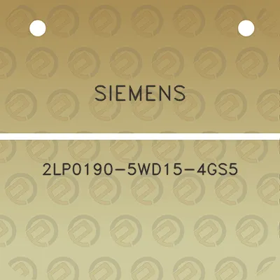 siemens-2lp0190-5wd15-4gs5