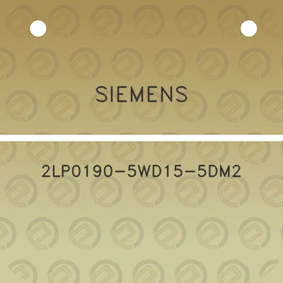 siemens-2lp0190-5wd15-5dm2