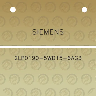 siemens-2lp0190-5wd15-6ag3