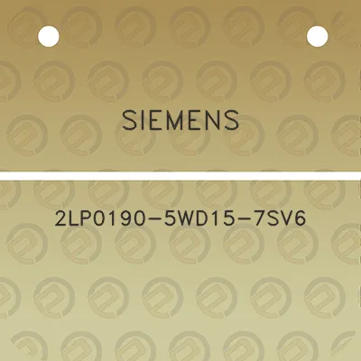 siemens-2lp0190-5wd15-7sv6