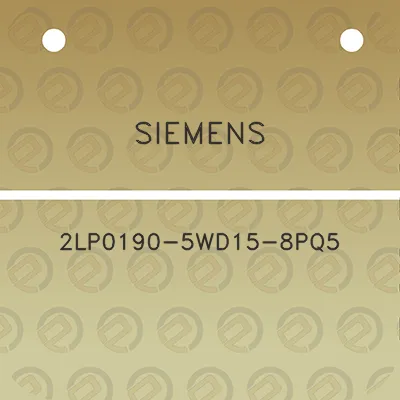 siemens-2lp0190-5wd15-8pq5