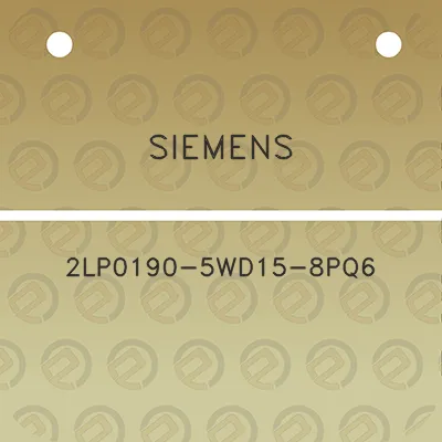 siemens-2lp0190-5wd15-8pq6