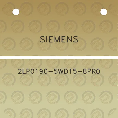 siemens-2lp0190-5wd15-8pr0