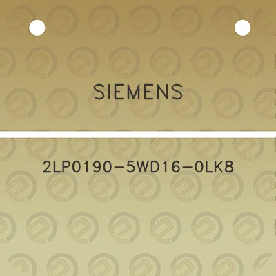 siemens-2lp0190-5wd16-0lk8