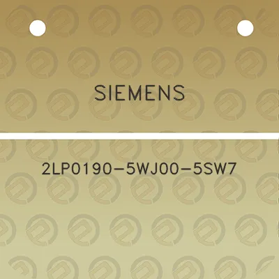 siemens-2lp0190-5wj00-5sw7