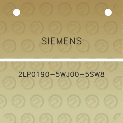 siemens-2lp0190-5wj00-5sw8