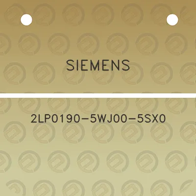 siemens-2lp0190-5wj00-5sx0