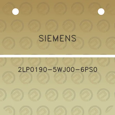 siemens-2lp0190-5wj00-6ps0