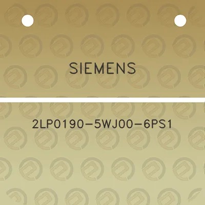 siemens-2lp0190-5wj00-6ps1