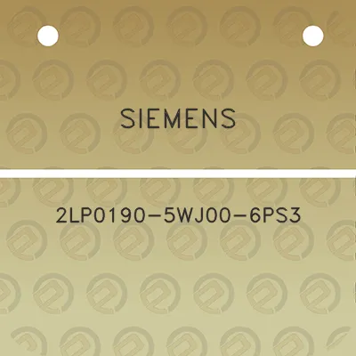 siemens-2lp0190-5wj00-6ps3