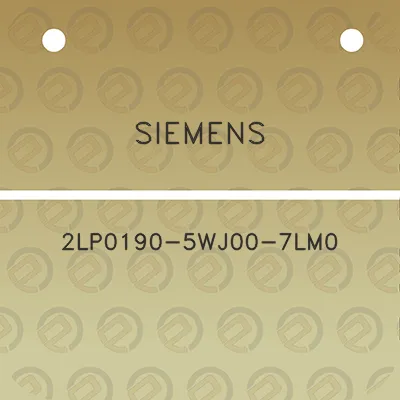 siemens-2lp0190-5wj00-7lm0