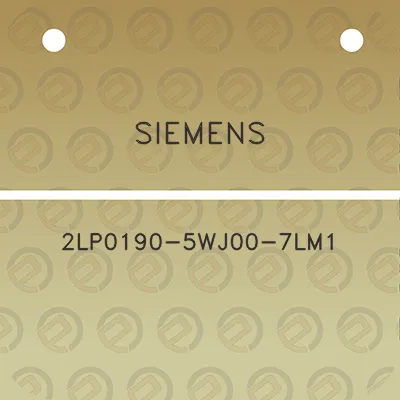 siemens-2lp0190-5wj00-7lm1