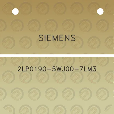 siemens-2lp0190-5wj00-7lm3