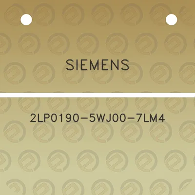 siemens-2lp0190-5wj00-7lm4