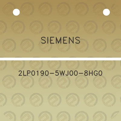 siemens-2lp0190-5wj00-8hg0