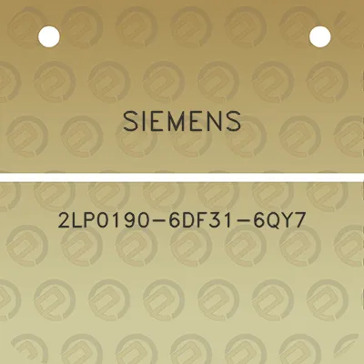 siemens-2lp0190-6df31-6qy7