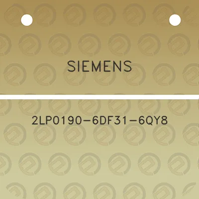 siemens-2lp0190-6df31-6qy8