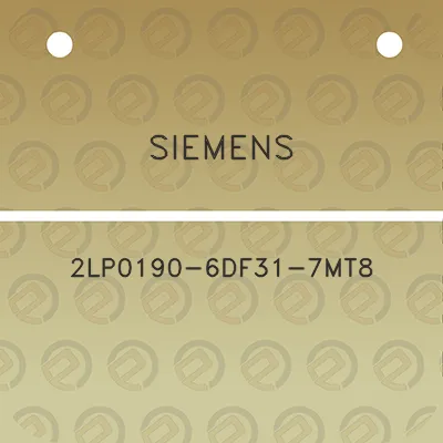 siemens-2lp0190-6df31-7mt8